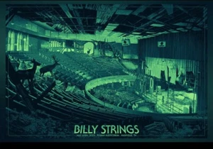 #/500 BILLY STRINGS Ryman Green SHOW PRINT Nashville Konzert Poster 6.-8. Mai 2022 - Bild 1 von 1