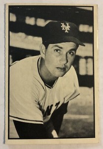 1953 Bowman Black and White Hoyt Wilhelm #28