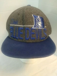 Duke Blue Devils Vintage Retro New Era SnapBack Cap Hat Gray Blue One Size - Picture 1 of 10