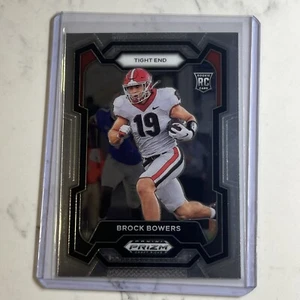 2024 Panini Prizm Draft Picks - #107 Brock Bowers (RC) Rookie Silver Base - Picture 1 of 3