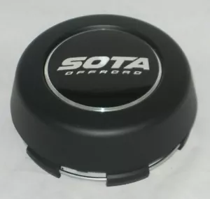 SOTA OFFROAD FLAT MATTE BLACK 6005K97 WHEEL RIM CENTER CAP SBC-3625 - Picture 1 of 2