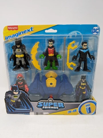 Imaginext DC SUPER FRIENDS 5-pack - Batman, Robin, Batwoman, Batgirl, Nightwing Cover