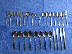29pc Oneida Stainless Chateau Flatware 117-18Q - Picture 1 of 12