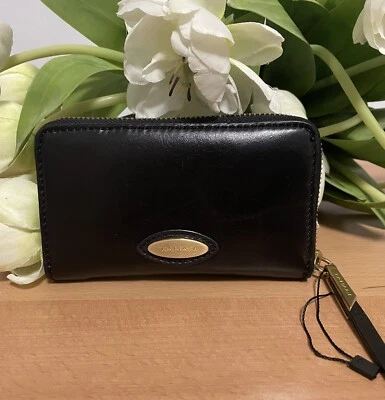 Женский бумажник/органайзер TAHARI черная кожа. Совершенно новый без ярлыков. - Изображение 1 из 4