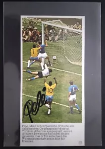 Pelé 🇧🇷 Brazylia-Włochy WC Meksyk 1970 Sprengel/Huberty No53 nielued megararity! - Zdjęcie 1 z 3