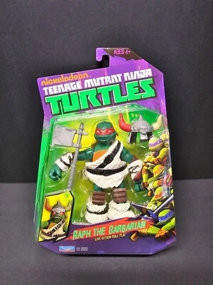 Nickelodeon Teenage Mutant Ninja Turtles Raph The Barbarian 2014 sin usar, en caja, Playmates Foto 1 de 4