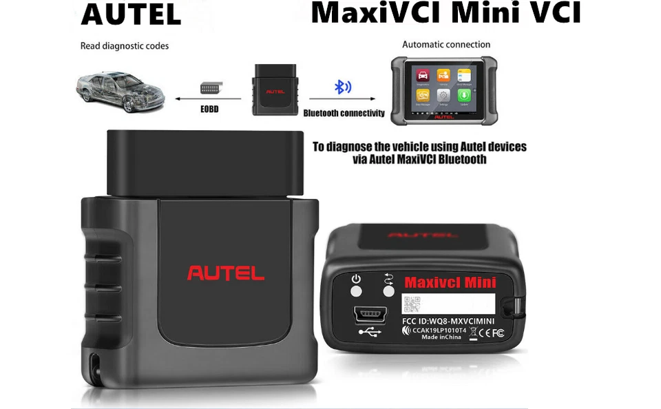 Autel MaxiVCI Mini Bluetooth VCI Mini Diagnostic Interface Wireless Connector Foto 1 de 4