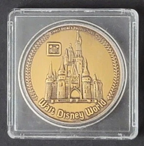 Walt Disney World Bronze Medal Coin Token with 6 Attractions RARE! - Picture 1 of 2
