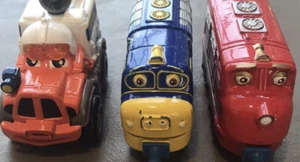 Disney Junior CHUGGINGTON Trains MUDDY WILSON & BREWSTER & Tonka Truck lil Chuck - Picture 1 of 13