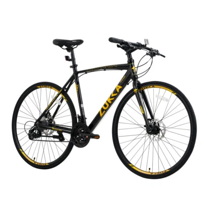 Bicicleta de carretera de freno de disco 700C bicicleta híbrida de 24 velocidades para hombre mujer bicicleta de ciudad Foto 1 de 4