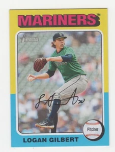 2024 Topps Heritage High # Image Variation Logan Gilbert Seattle Mariners #543 - Bild 1 von 2