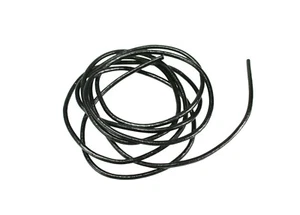 Wire Leather 2 MM 1 M Black - Picture 1 of 1