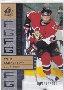 02/03 UD SP AUTÉNTICO PETR SCHASTLIVY FUTURE GREATS SP/2003 #126 - Imagen 1 de 1