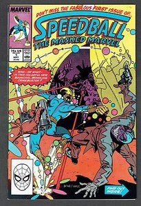 Speedball #1 Marvel Comics VF/NM (9.0) 1988 The Masked Marvel Steve Ditko Cover - Picture 1 of 2