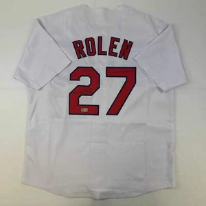 Autographed/Signed Scott Rolen St. Louis White Baseball Jersey Beckett BAS COA - Picture 1 of 4