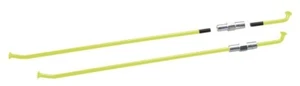 TRIALS BIKE REAR SPOKES AND NIPPLE KIT YELLOW FOR SCORPA SHERCO SPROCKET SIDE - Picture 1 of 9
