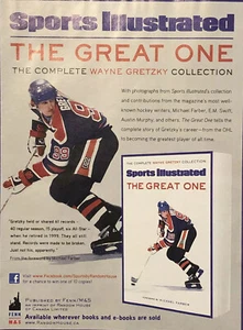 PRINT AD 2012 Wayne Gretzky SI The Great One Collezione Completa Libro Promo Ad - Foto 1 di 5