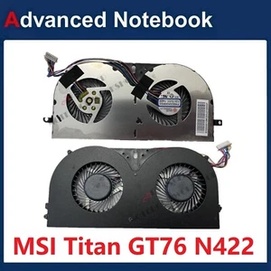 CPU Fan Cooling for MSI Titan GT76 9SF 9SG 10SF 9SFS 9SGS 10SFS N422 PABD0A308SH - Picture 1 of 1