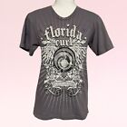 90s y2k tattoo edgy fairy grunge goth alt surfer Florida gray graphic t-shirt S