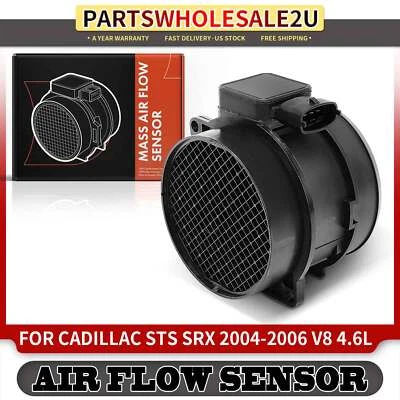 Sensor de flujo de masa de aire con carcasa para Cadillac STS 2005-2006 SRX 2004-2006 V8 4,6 L Foto 1 de 4