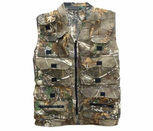 MENS HUNTERS BODYWARMER Gents tough camo gilet jacket oak tree camouflage S-5XL - Picture 1 of 3