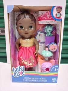 ¡NUEVO! Baby Alive Cupcake Cumpleaños Bebé Niña Afroamericana Muñeca Hasbro - Imagen 1 de 5