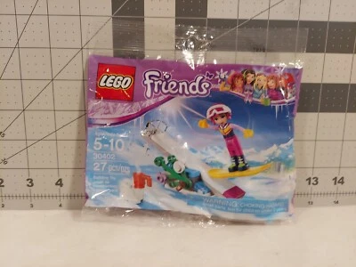 Lego 30402 Friends Snow Resort 2017 trucos de snowboard sellado de fábrica  Foto 1 de 2
