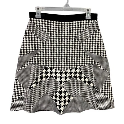 Falda Grace Elements Tejida Línea A Mujer M Patrones Mixtos Pata de Gallo Tirar Foto 1 de 4