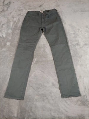 Pantalones de pedernal y yesca para hombre 30X32 elásticos 5 bolsillos informales clásicos chinos cómodos Foto 1 de 4