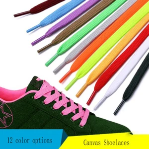 5 Paires De Lacets De Chaussures De Sport Plats De 100Cm Lacets En Toile ~ - Picture 1 of 24