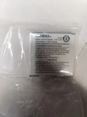 Batería OEM Casio BTR721B compatible con Casio C721 Exilim NUEVA Foto 1 de 4