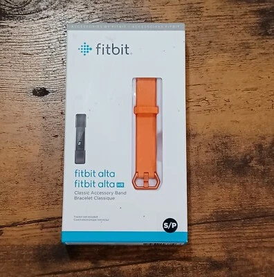 Banda FitBit Clásica para Alta o Alta HR Fitness Tracker Coral Modelo Talla S-P Foto 1 de 2