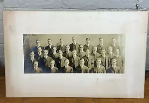 1916 ZETA PHI Bruderschaftsfoto ~ 26 Frat Brothers, Colby College Waterville, ME - Bild 1 von 9