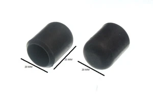 Chair Furniture Ferrule Floor Protector Black 5/8 Inch 16mm ID Pack Of 6 - Picture 1 of 1