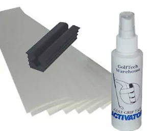 Golf Club GRIP KIT 13 Strisce Nastro-Solvente-Morsetto Vise-Ripresa Direzione Regrip - Foto 1 di 1