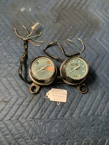 1972 Honda CL450 CL 450 Speedometer Speedo Tachometer Tach Gauges (Low Miles) - Picture 1 of 13