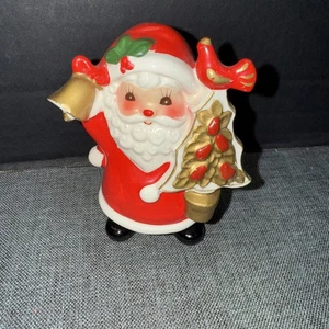 Vintage Napco Weihnachtsmann Figur - Rebhuhn im Birnbaum MCM 4" - Bild 1 von 3