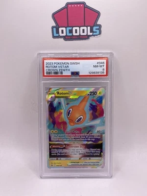 2023 Pokemon SWSH Crown Zenith 046 Rotom VSTAR PSA 8 - Image 1 of 2
