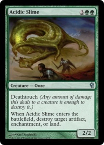 Acidic Slime - Duel Decks: Jace vs. Vraska #64 MTG Magic The Gathering - Image 1 of 1