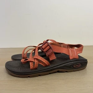 Sandalia impermeable atlética con tiras naranja para mujer Chaco Zvolv X2 UK 5 38 - Imagen 1 de 11