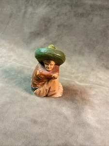 Scuoti sale individuale vintage anni 40 ceramica arte popolare messicana decorato a mano #4 - Foto 1 di 7