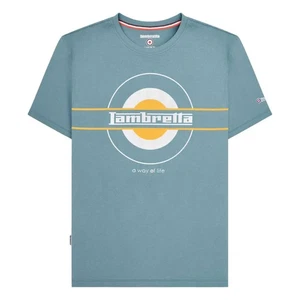 Lambretta  Camiseta Neo SS25 Objetivo para Hombre (LB105) - Imagen 1 de 3