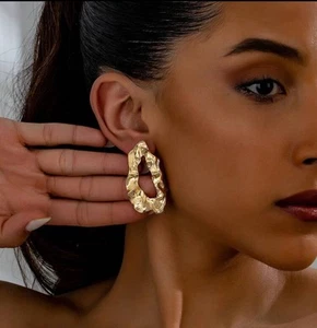 Wunderschöne auffällige Ohrringe Sommerschmuck Statement Ohrstecker Modeschmuck - Bild 1 von 7