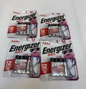 Energizer Max AAA Alkaline langlebige Batterien 4 Packungen à 4 EA - Bild 1 von 1