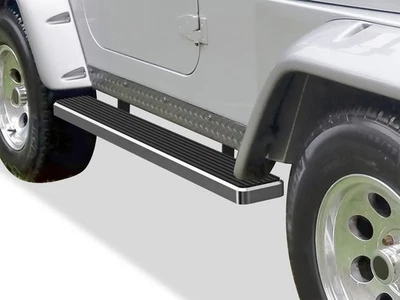 estriberas APS de acero inoxidable de 6 pulgadas aptas para Jeep Wrangler 87-06 TJ YJ 2 puertas Foto 1 de 4