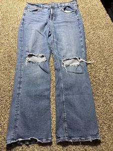 AE AMERICAN EAGLE SIZE 14 90s BOOTCUT STRETCH WOMENS JEANS - Picture 1 of 4