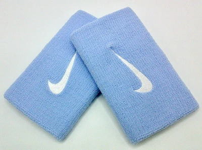 Pulseras Nike Tennis Premier Doble Anchas Adulto Cobalto Felicidad/Blanco Foto 1 de 3