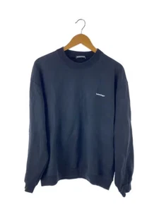 BALENCIAGA Crew Neck Sweatshirt/ Size L/ Cotton/ Black/ 570807 TYK27/ Small Logo - Picture 1 of 6