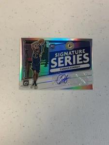 2020-21 Optic Signature Series Cassius Stanley Rookie Prizm Auto  - Picture 1 of 2