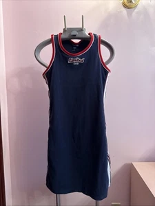 Vintage Y2K Limited Too Navy Varsity Cheer Racerback Dress Built In Bra Girls 14 - Picture 1 of 5